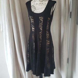 Black lace dress